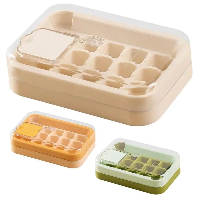 Ice Cube Tray with Lid & Press-Release Mold – 15 Cubes Ice Cube Tray Vue