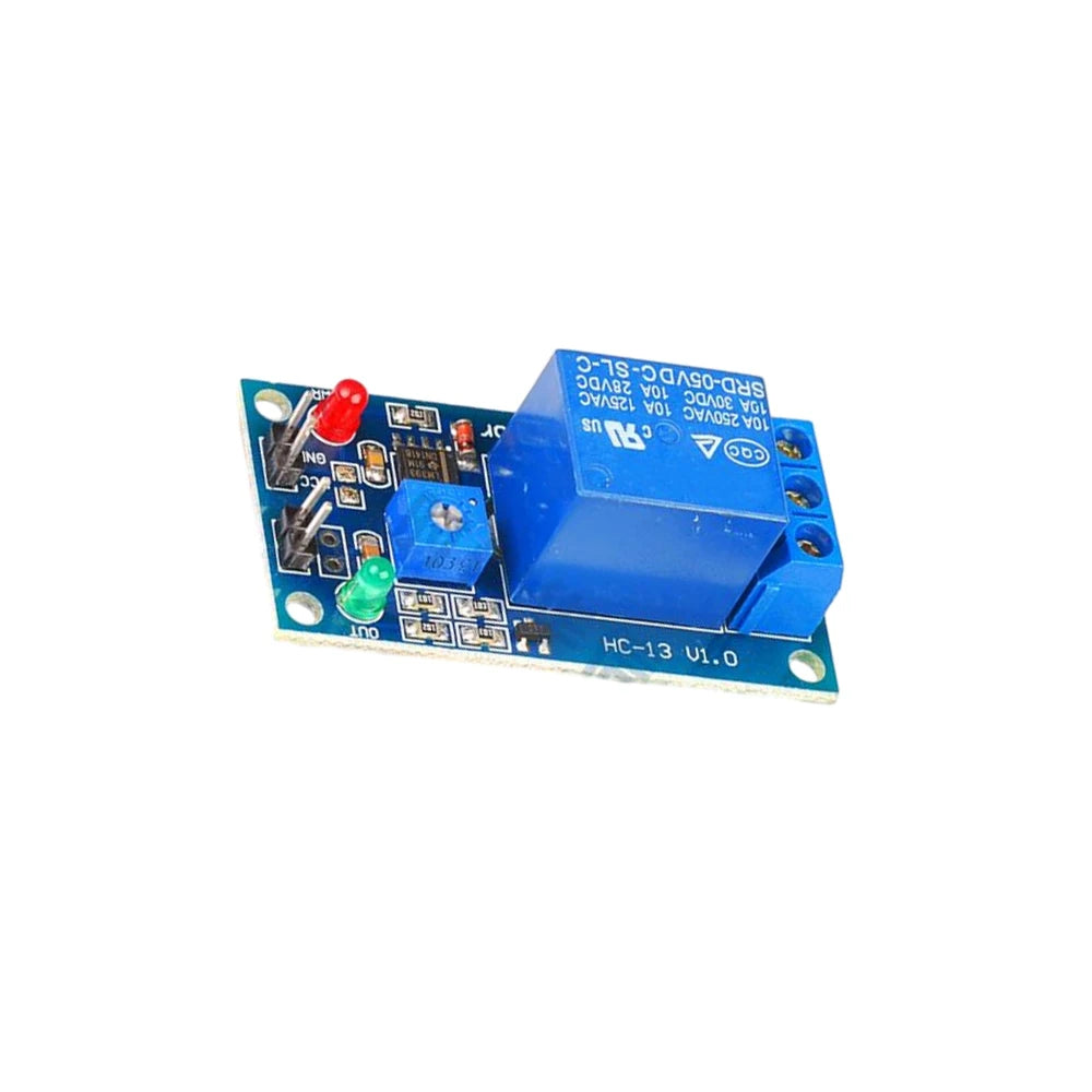 5V/12V Normally Closed Vibration Sensor Relay Module 2 in 1 Alarm Trigger Vibration Module with Indicator Light Vue