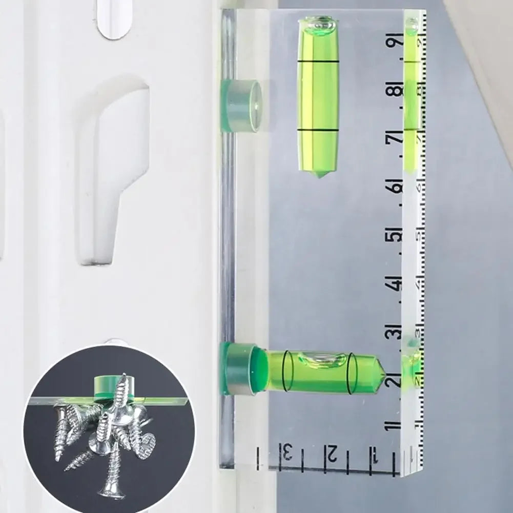 Acrylic Mini Level Ruler with Magnet – Pocket Leveling Tool Pocket Level Ruler Vue
