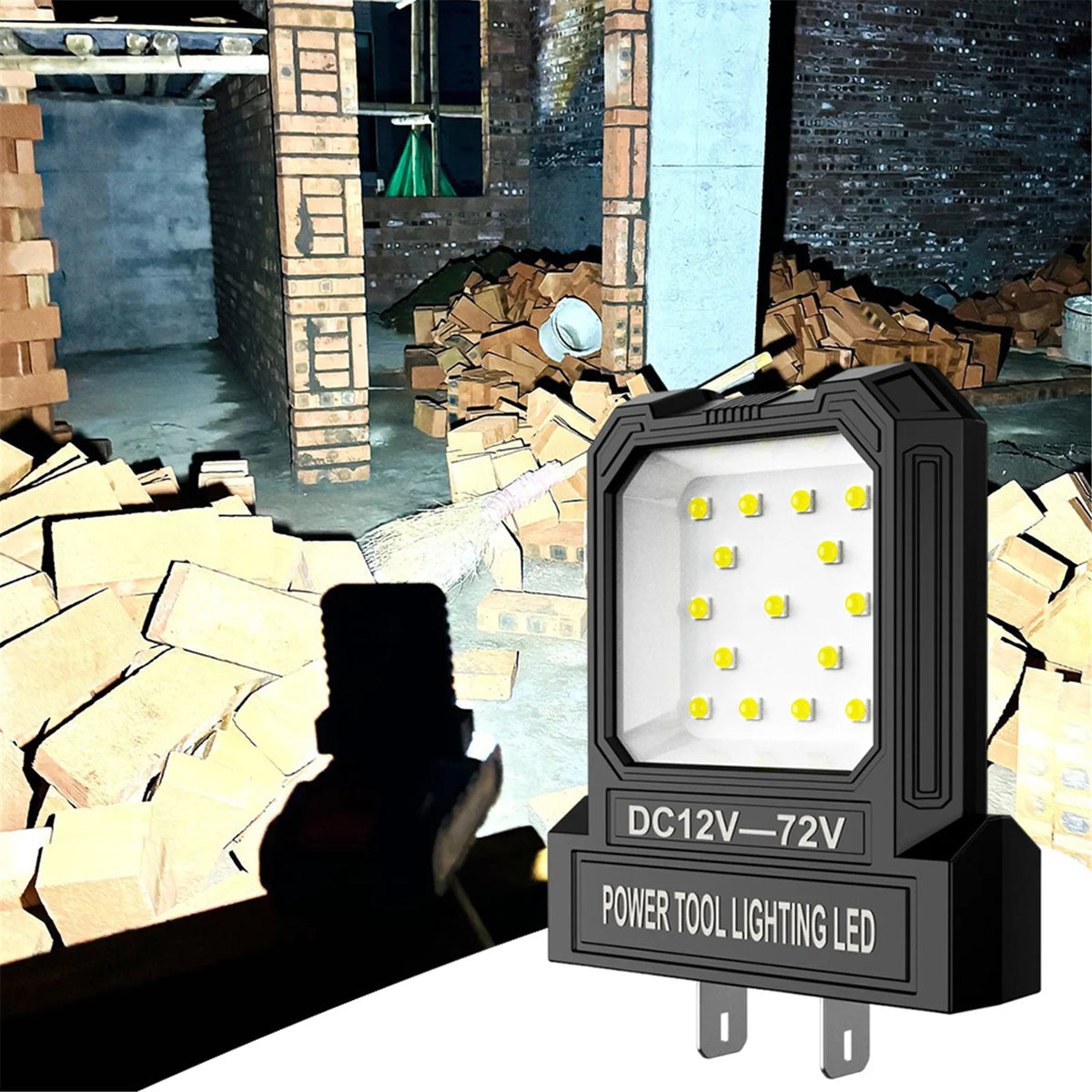 12V–72V LED Mini Pocket Work Light 550LM | 2 Modes LED Work Light Vue
