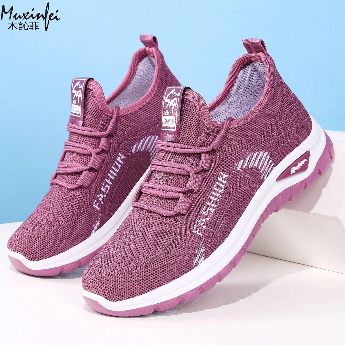 Women's Casual Lace-Up Sneakers – Soft Sole Non-Slip Walking Shoes Women's Casual Sneakers Vue