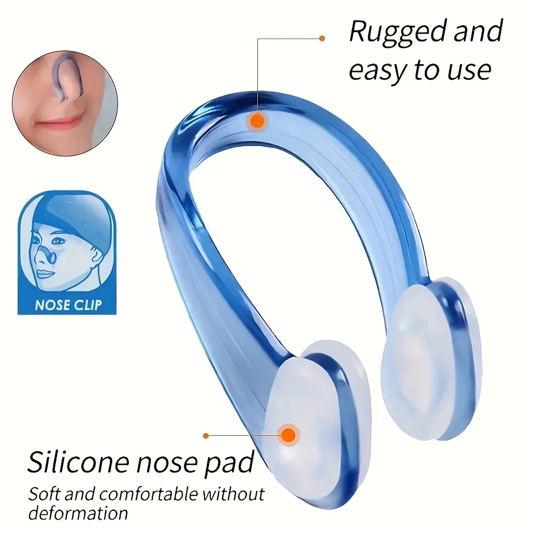 Soft Silicone Swimming Nose Clips Waterproof Non-slip Plugs Diving