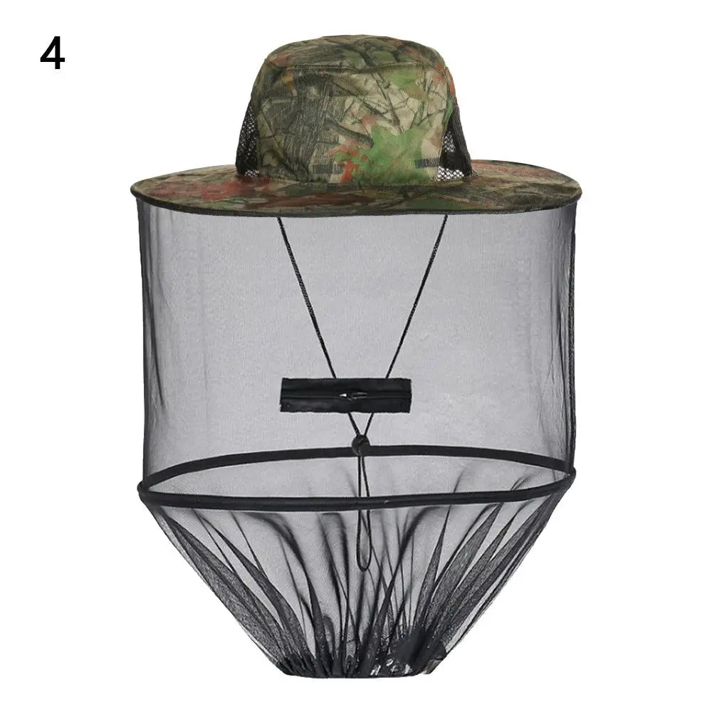 Fashion Casual Insect Bee Protection Foldable Fishing Cap Mosquito Vue 4