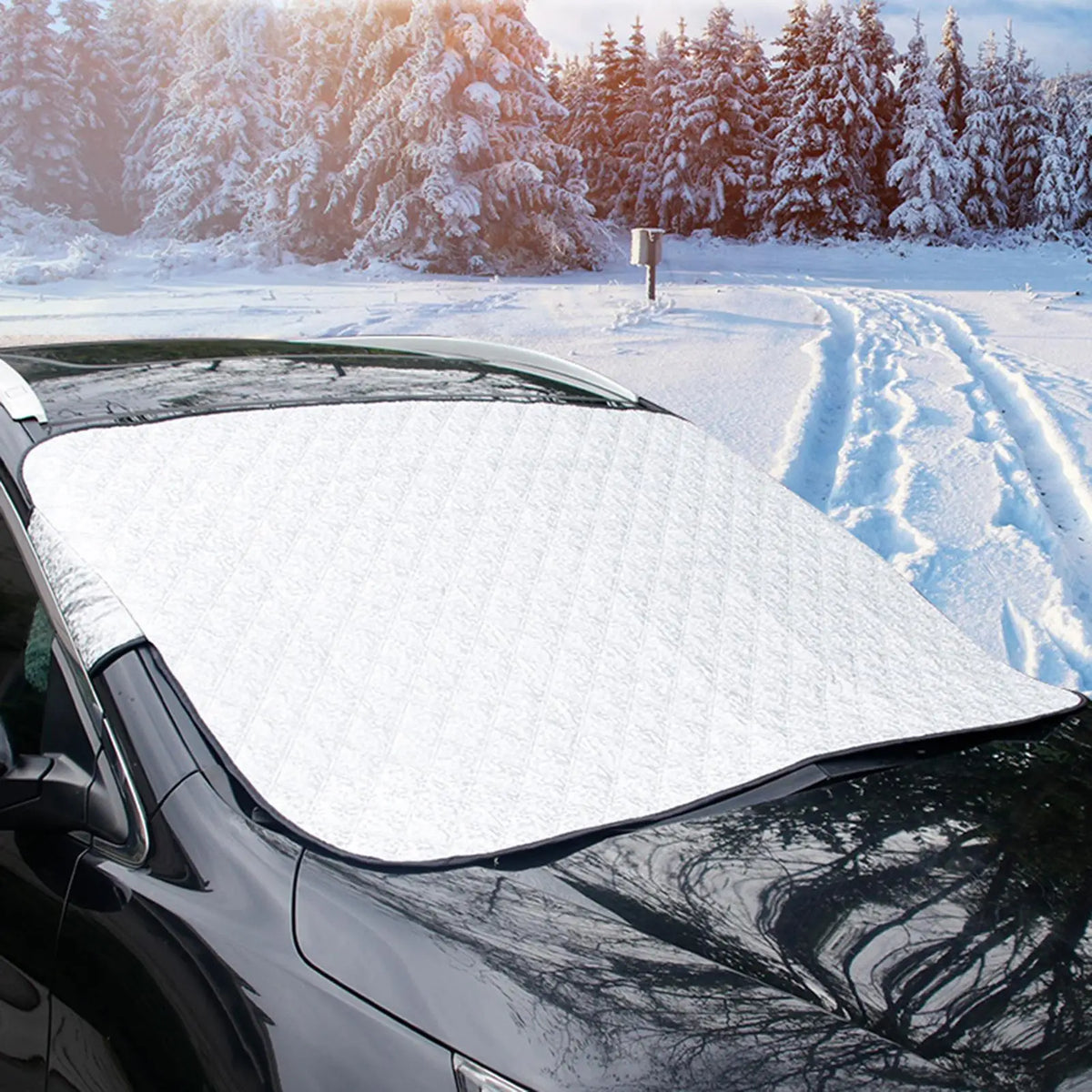 windshield Sunshade Cover Automotive Vehicle Car Sun Shades With Panels Auto Reflector Front Window Sun Shades For Summer Vue