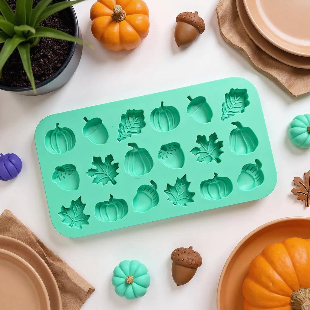 Silicone Maple L eaf Candy Mold, Reusable Easy-Release Chocolate Mould, Fall Baking & Soap Making Mold For Ice Resin Cakes Vue