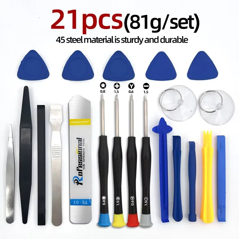 Precision Screwdriver Set For Mobile Phones, Laptops, Tablets, And Computers, Suitable For Small Maintenance And Disassembly Vue 21 piece set 1
