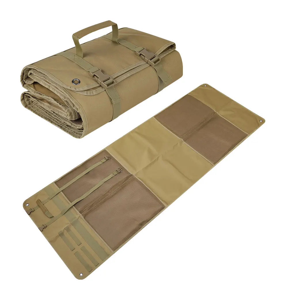 Tactical Shooting Mat, Nylon Moisture-proof Floor Mat, Portable Camping Mat, Military Fan Equipment Vue Dark Khaki