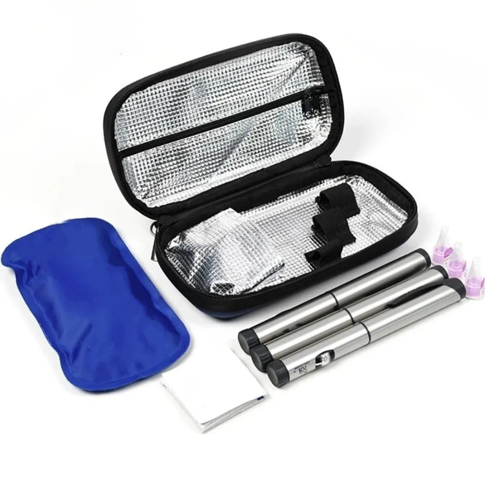Waterproof Insulin Cooling Box Shockproof Dust-proof Insulin Pens Storage Box Wear-resistant Refrigerated Vue