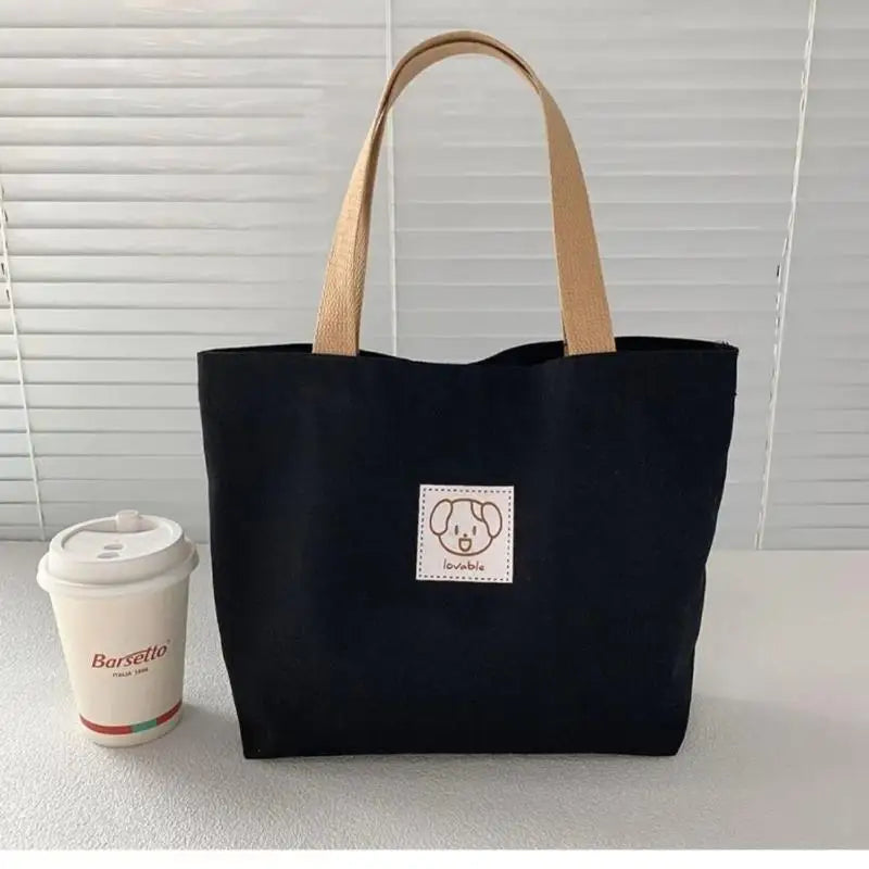 Canvas Tote Bags And Canvas Crossbody Bags Are Great For Carrying School Supplies Or For Travel Vue Black