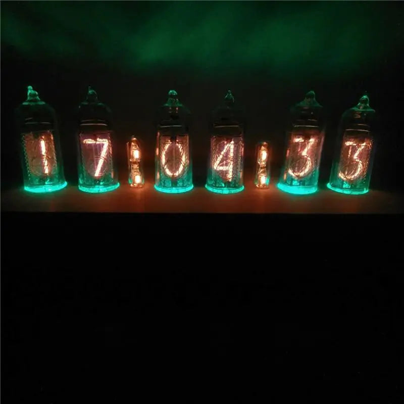 ABKW-3X DIY In14 In4 Nixie Tube Clock Digital LED Clock Gift Circuit Board Kit , PCBA No Tubes Vue