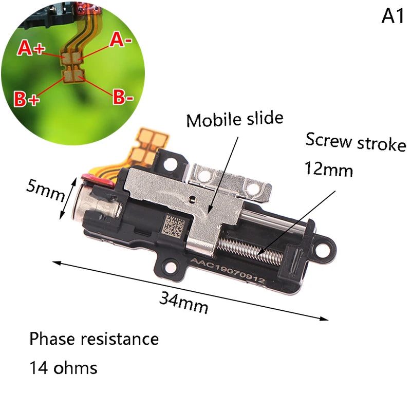 Mini Stepper Motor Linear Actuator DC3V Push Rod Screw Slide High Precision Long Stroke for Small CNC Machines Vue 5mm