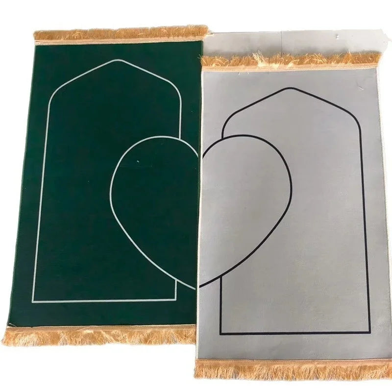 Irregular Flannel Prayer Rug Thick Short Pile Sponge Back Floor Mat Home Altar Meditation Corner Adults Cozy Spiritual Gift Vue