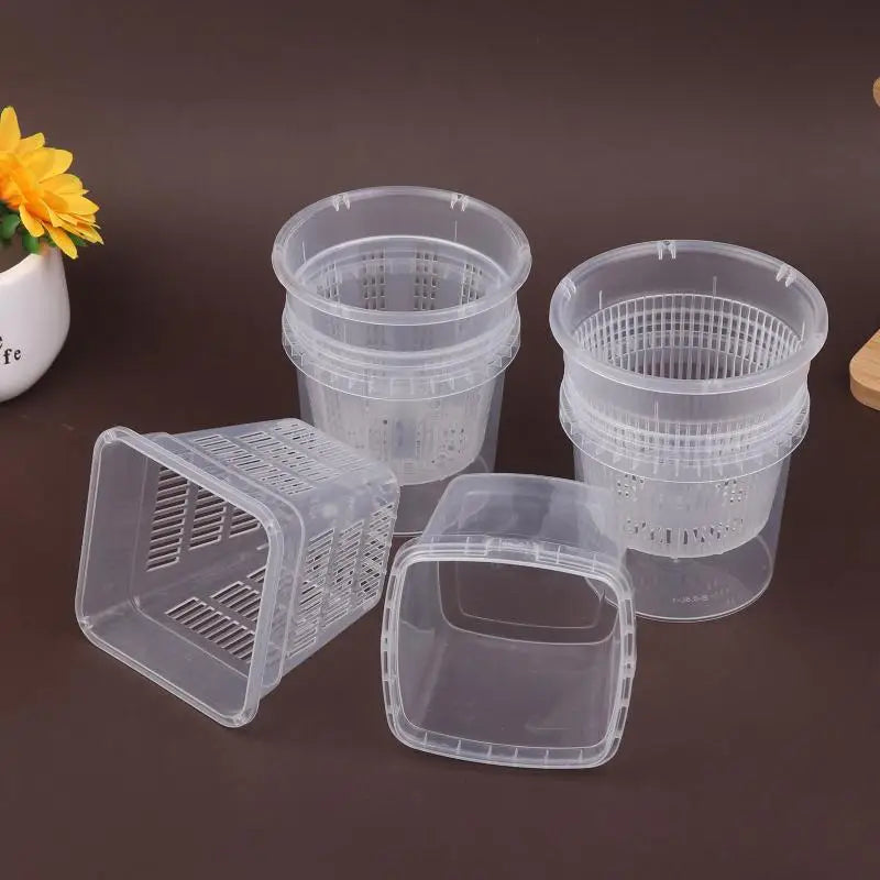 Self Watering Flowerpot Double-Layer Pots For Plants Nursery Pots With Holes Garden Automatic Absorbing Water Root Control Pots Vue