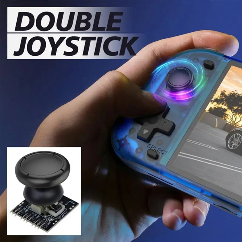 Hot-Retro Handheld Games Console 15000 64GB Linux System 5.1Inch IPS Screen Dual Player Online Gaming Console C Vue