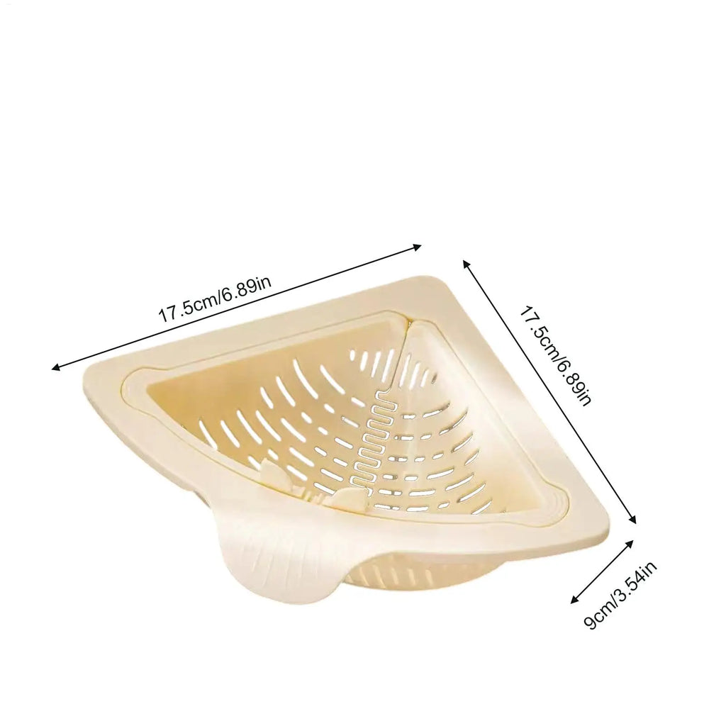 Kitchen Sink Drain Strainer Anti-Clog Food Catcher Triangular Sink Food Catcher Basket for Fruit Vegetable Noodle Washing Home Vue