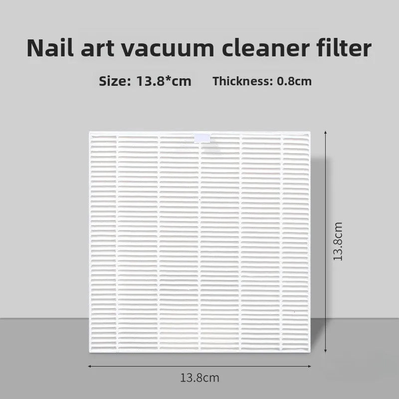 Replacement Filter Nail Dust Collector Nail Vacuum Cleaner Filter Manicure Screen Plate Brushless Nail Dust Extractor Filter Vue 13.8cm