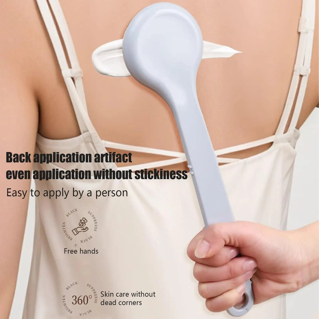 28.5X7.5 CM Long Handle Lotion Applicator for Back Moisturizer Cream Applicator Washable Massage Tool for Adults Kids Men Women Vue