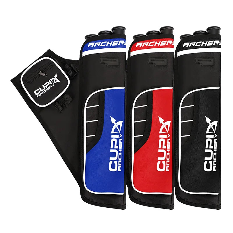 CP Athletics Three-barrel Quiver Arrow Pot Bow and Arrow Archery Equipment Three-barrel Quiver Bow and Arrow Bag Vue