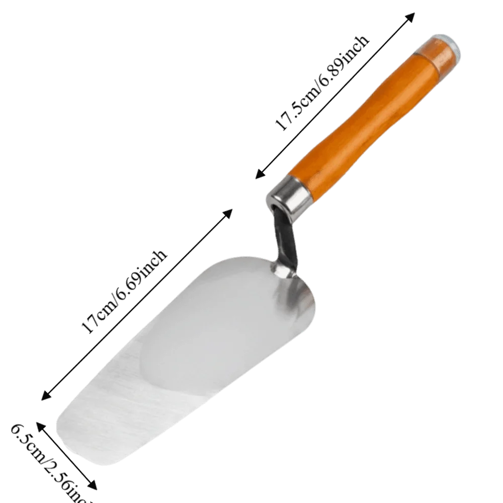 Concrete Finishing Wallpaper Scraper Efficient Scraping Plastering Cement Float Margin Trowel Stainless Steel Comfortable Grip Vue