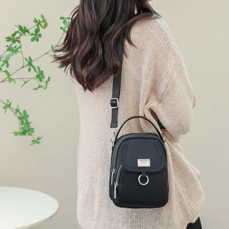 Oxford Fabric Crossbody Bag Single Shoulder Strap Suitable Both Men