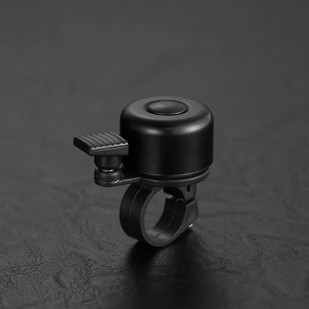 Mountain Bike Bicycle Bell invisible Q Bell Handlebar Circular Aluminum Alloy Invisible Bell 17g Compact and Easy to Instal Vue
