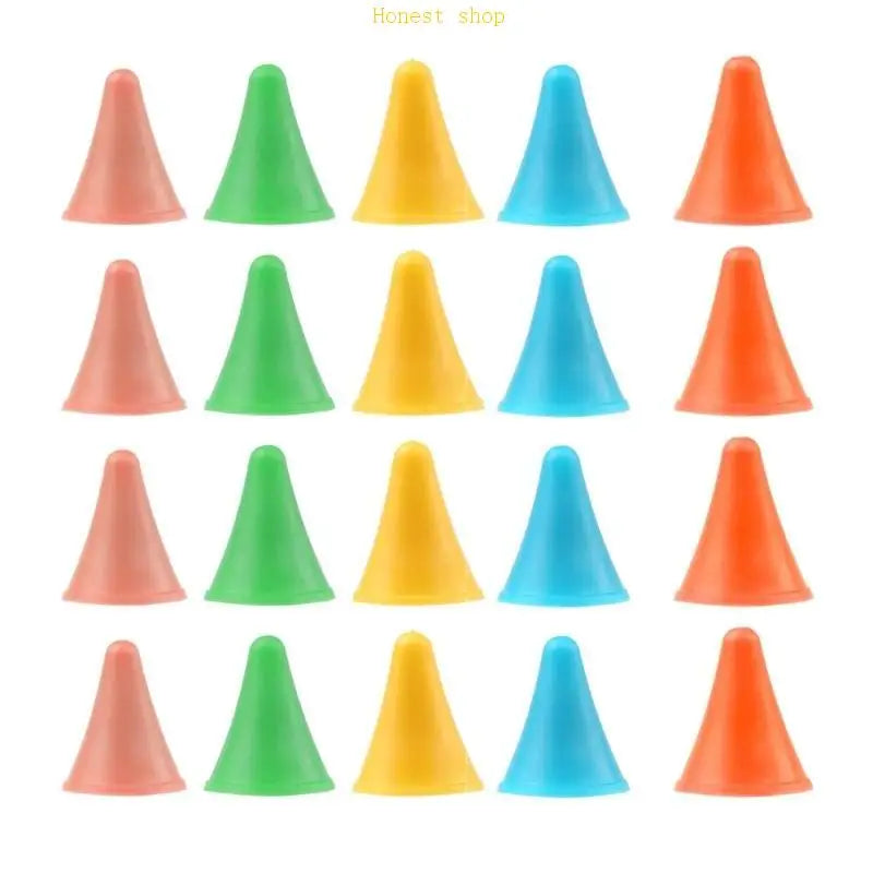20-Pack Rubber Knitting Needle Point Protectors & Tip Stoppers Knitting Accessories Vue