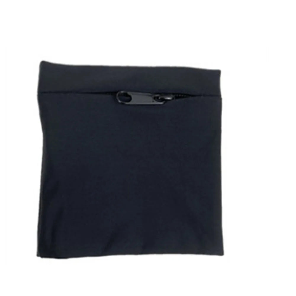 Lightweight Sports Wristlet Bag Breathable One Size Cycling Wrist Bag Adjustable Zipper Closure Running Wrist Bag Outdoor Sports Vue Black