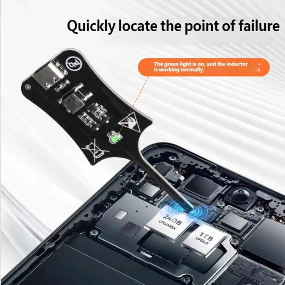 High Accuracy Motherboard Coil Tester Quick Investigation Professional Electromagnetic Induction Tester Strong Stability Vue