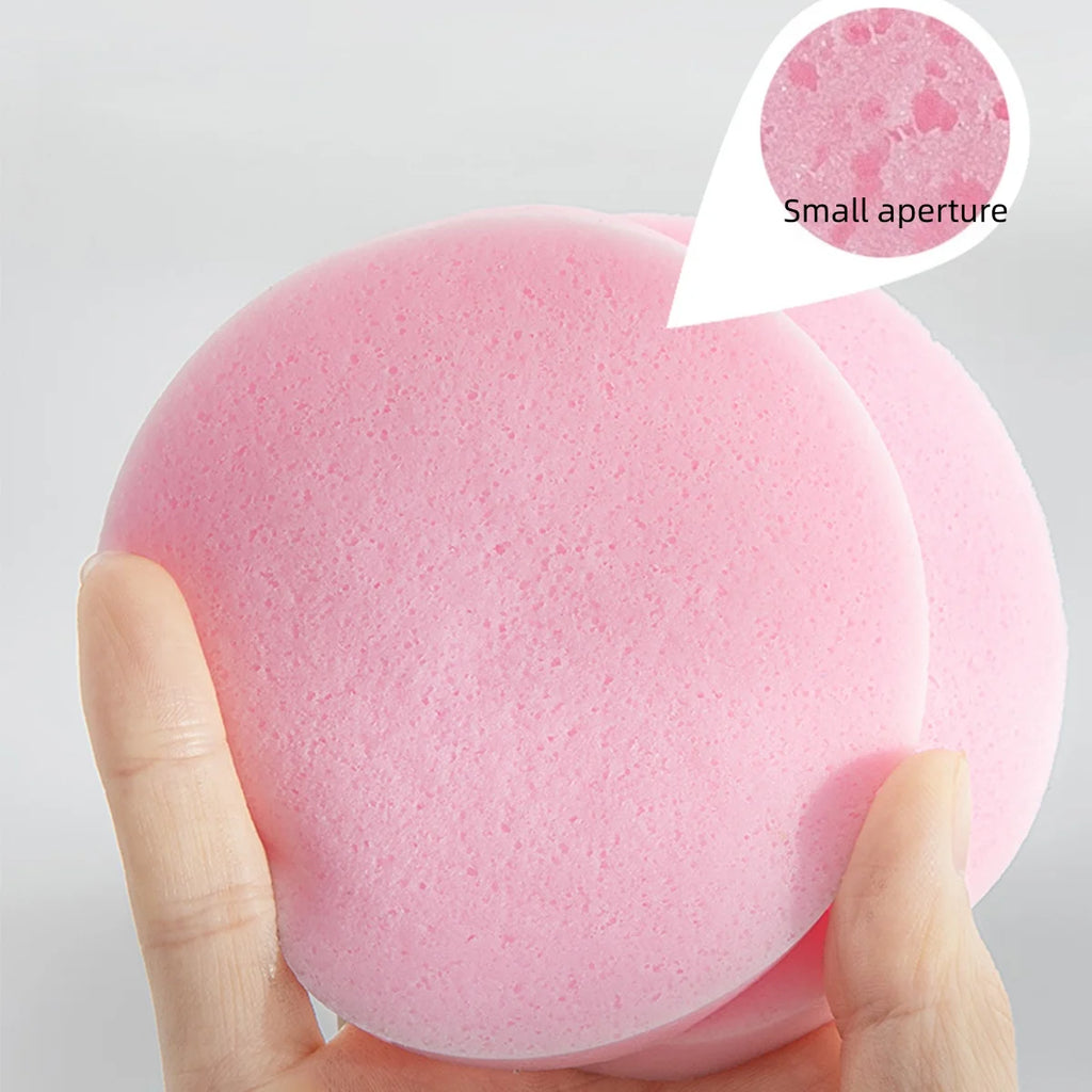 50Pcs/Set Compressed Face Wash Sponge Canned Smooth Skin Facial Sponges Disposable Face Cleansing Cotton Pad For All Skin Types Vue