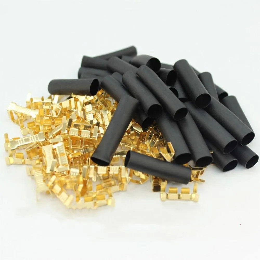 1000/1050 pcs Electrical Wire Connectors Electrical Crimp Terminals Wire Wrap Connector Terminals Spade Crimp Terminals Vue