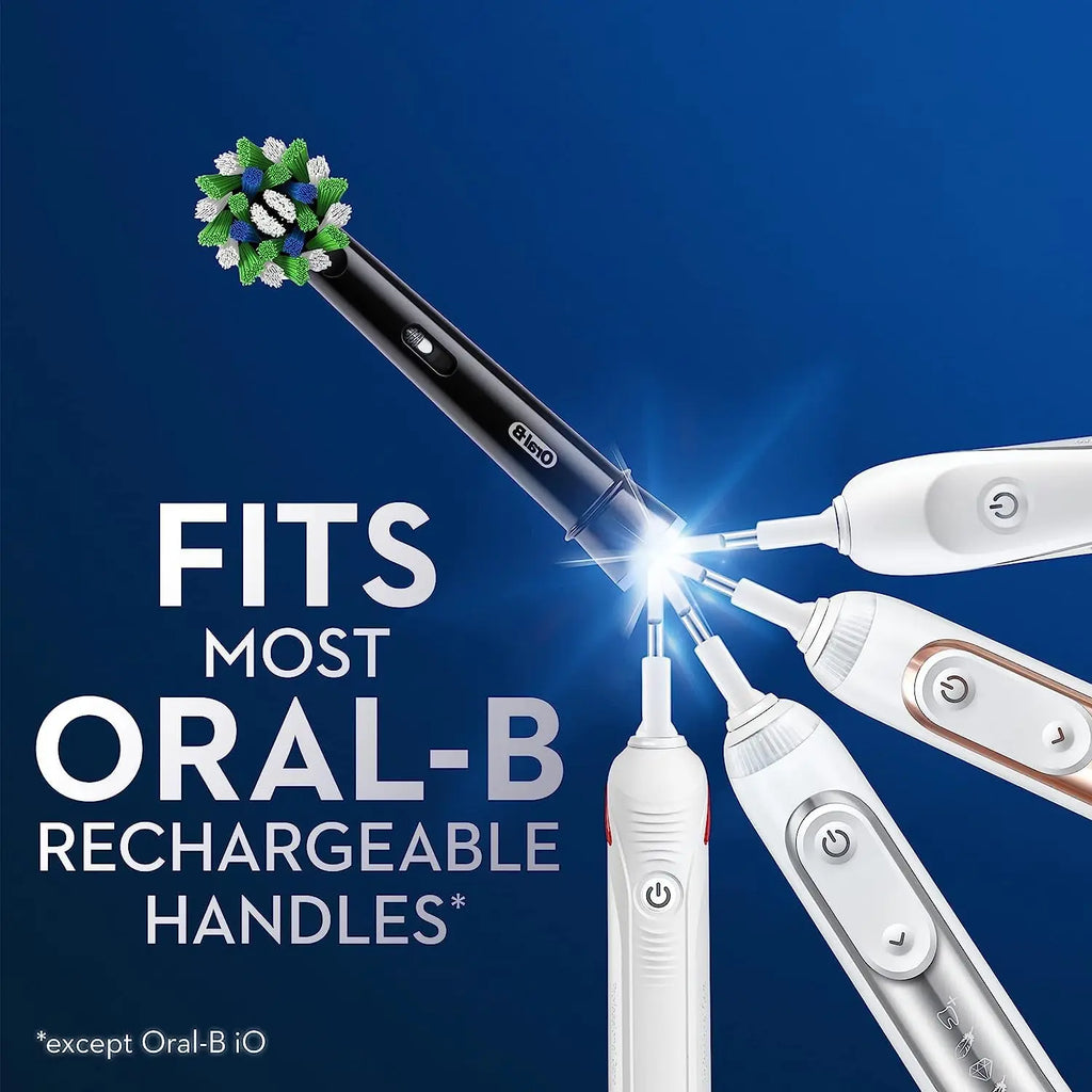 Oral B CrossAction Toothbrush Heads EB50 Replacement Refills for Electric Toothbrush 16 Degree Angle Spare Dental Nozzles 1-12pc Vue