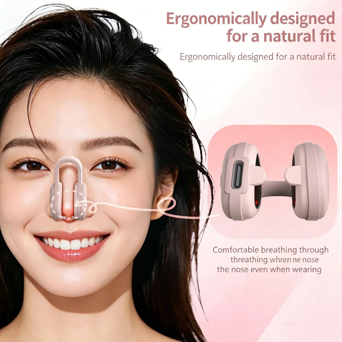 Beauty Nose Clip Silicone Nose Shaper Machine Electric EMS Technology Lifter Clip Nose Shaper Vue