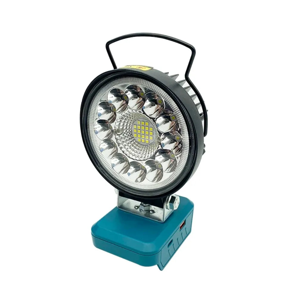 USB-C Quick Charge Outdoor Work Light Easy Install Engineering Lighting LED Working Lamp Flashlight Lantern Electric Torch Vue Round