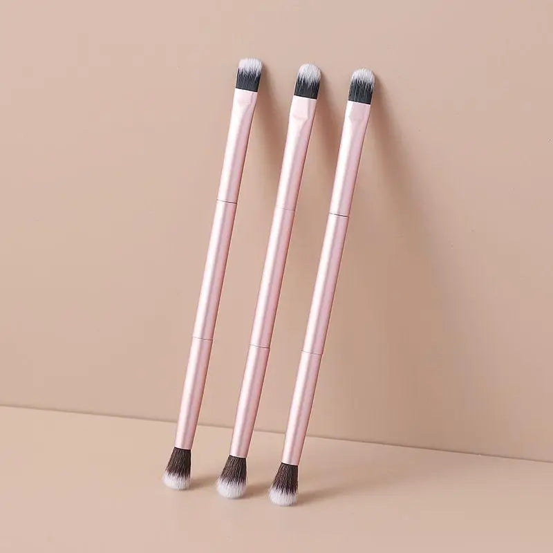 1/2/3/5Pcs Multifunctional Double End Eyeshadow Brush Cosmetic Daily Makeup Beauty Brush Set Vue