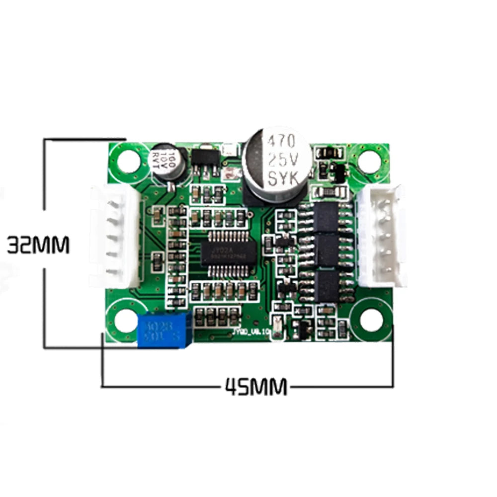 DC Brushless Motor Drive Module 3A Motor Speed Controller 3/4 Wire Hard Disk Motor Optical Drive Controller Motor Speed Governor Vue Default Title