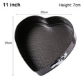7- Heart Shape Springform Cake Pan Carbon Steel Non-stick Leakproof