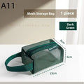 Mini Mesh Zipper Coin Purse | Travel Storage Pouch