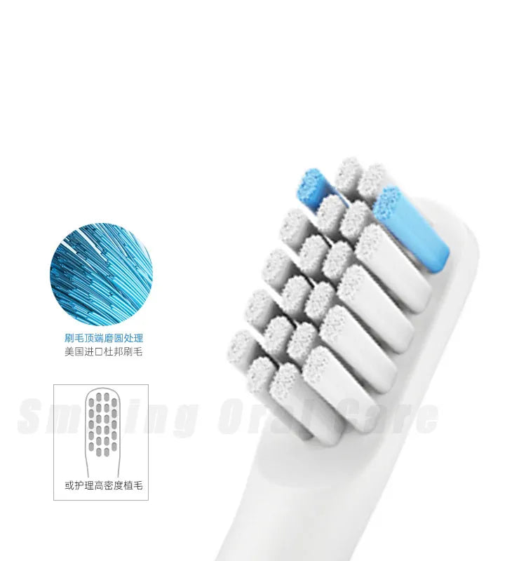 4/8PCS Replace Heads For Realme N1 Electric Toothbrush Sonic Smart Brush Heads Soft DuPont Bristle realme N1 Replace Nozzles Vue
