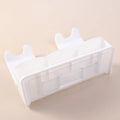 Plastic Hair Dryer Holder Wall-Mounted With Free Punching Blower Holder Stylish Hair Dryer Rack Storage And Sorting Bracket Vue white