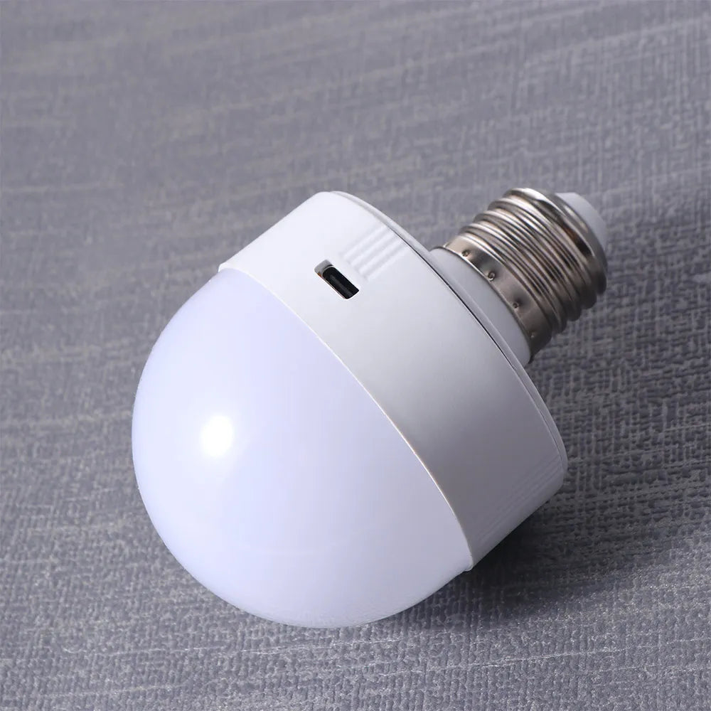 Atmosphere Light USB Rechargeable RGB Light Bulb With Remote Removable Base Emergency Bulb Dimming Timer Stage Lamp Bulb Home Vue