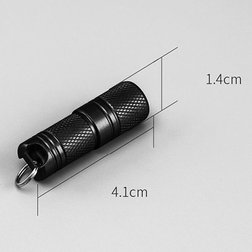Mini USB Rechargeable Flashlight – 120LM Keychain Pocket Light Mini LED Flashlight Vue