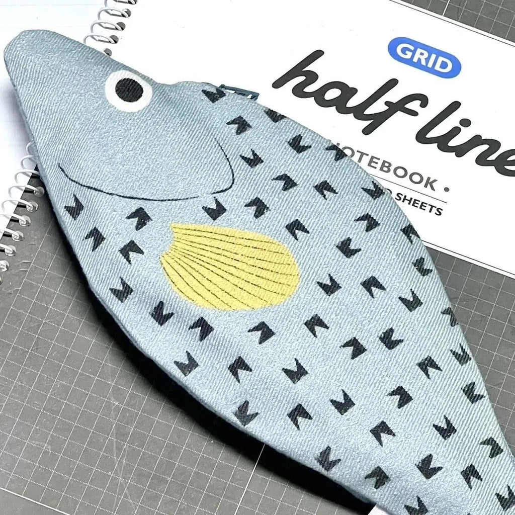 Small Fish Grouper Storage Bag Versatile and Funny Creative Storage Bag Epinephelus Pencil Case Vue