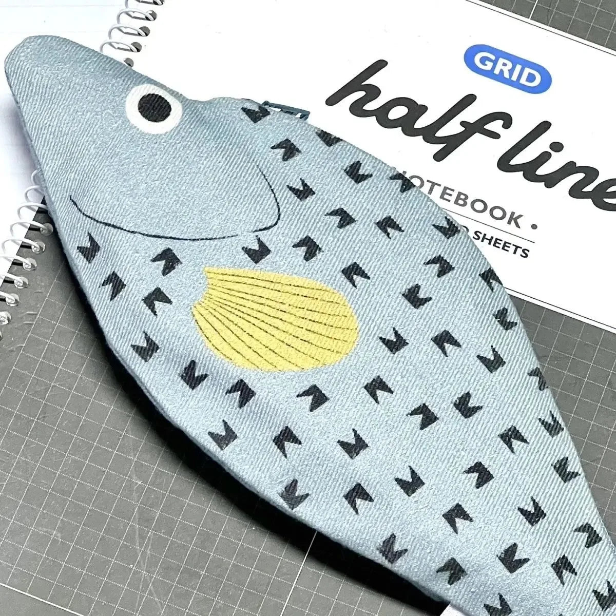 Small Fish Grouper Storage Bag Versatile and Funny Creative Storage Bag Epinephelus Pencil Case Vue