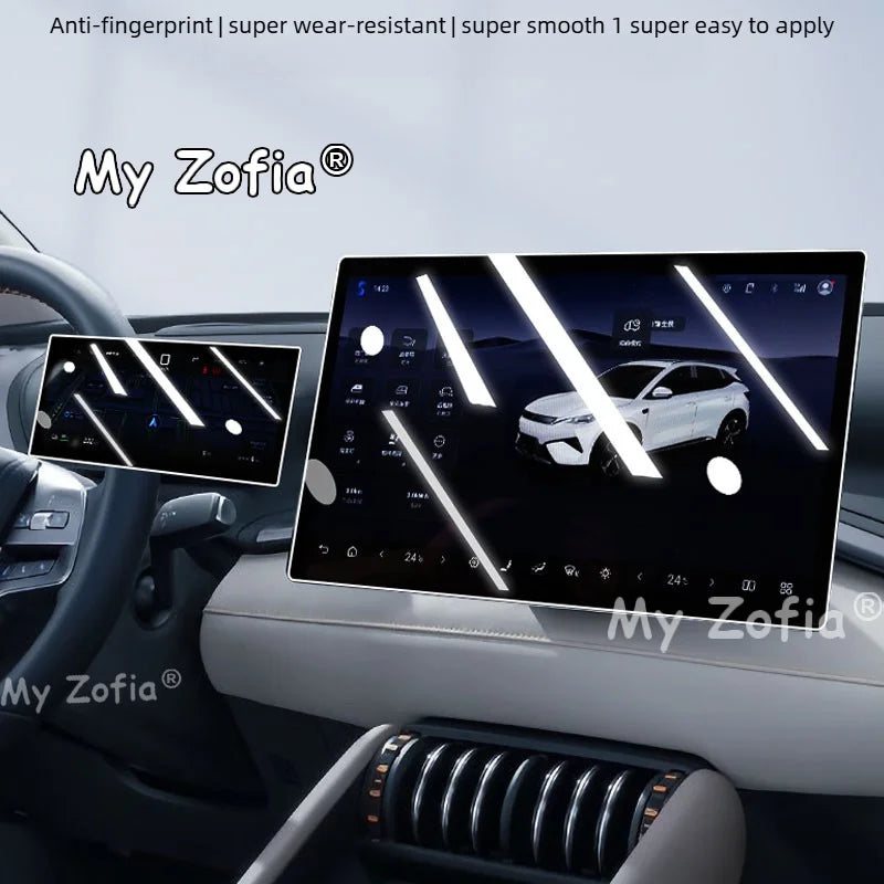 For BYD Atto 3 2026 High Transparency Anti-Burst Tempered Glass Screen Protector for Car Center Console Navigation Accessories Vue
