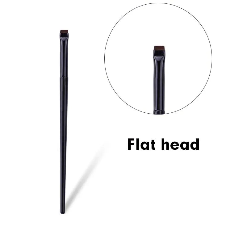 1/2pcs Blade Makeup Brushes Eyebrow Eyeline Brush Angled Flat Finer Cosmetic Brush Professional Liner Brow Make Up Tool Vue Flat head