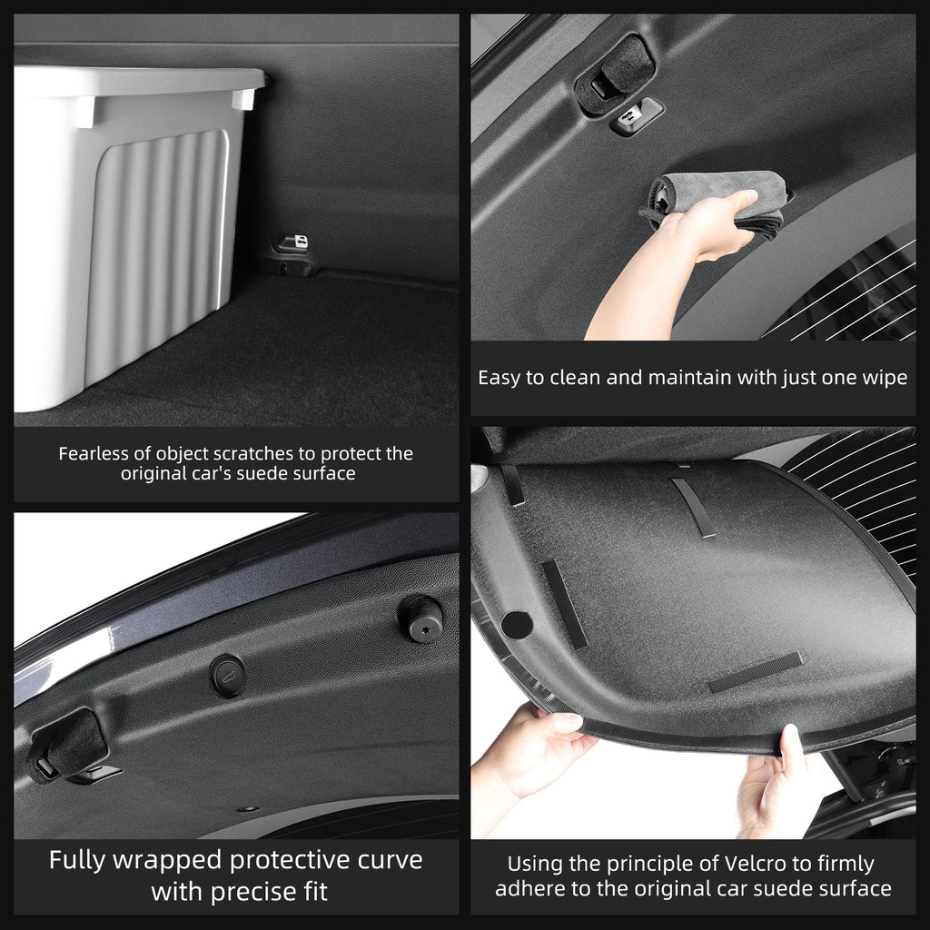 Smabee Trunk Tailgate Protection Pad for Tesla Model Y Juniper 2025 2026 (not fit RWD Version) Car Rear Trunk Door Anti-dirt Mat Vue