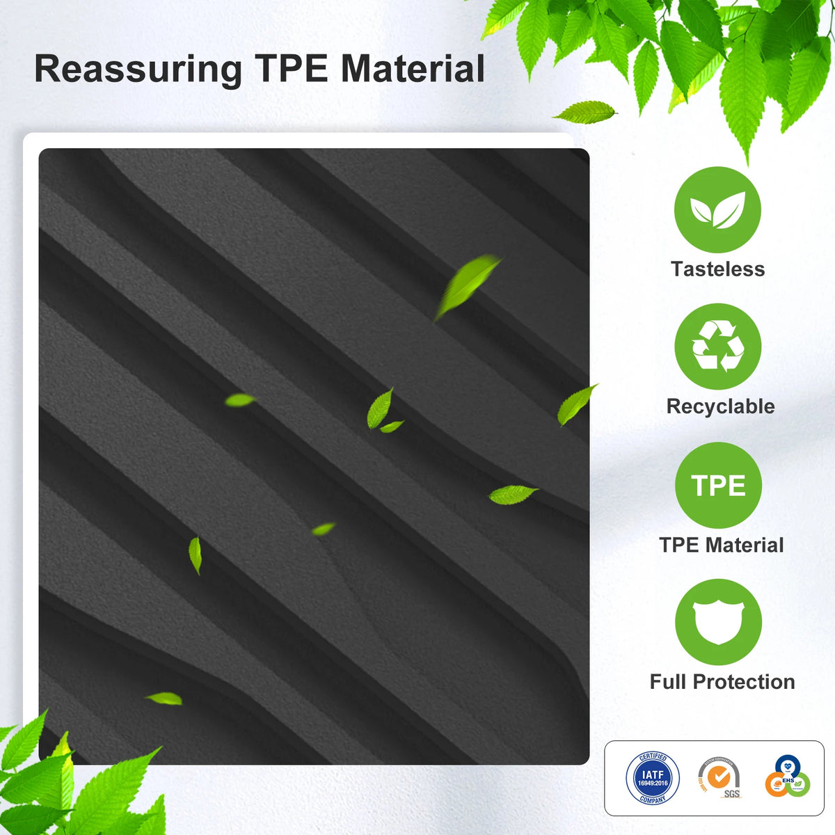 Smabee Right Drive for Toyota Corolla Sport/Hatchback 210 Series Fuel 2019-2025 Car Floor Mats TPE 3D All Weather Accessories Vue