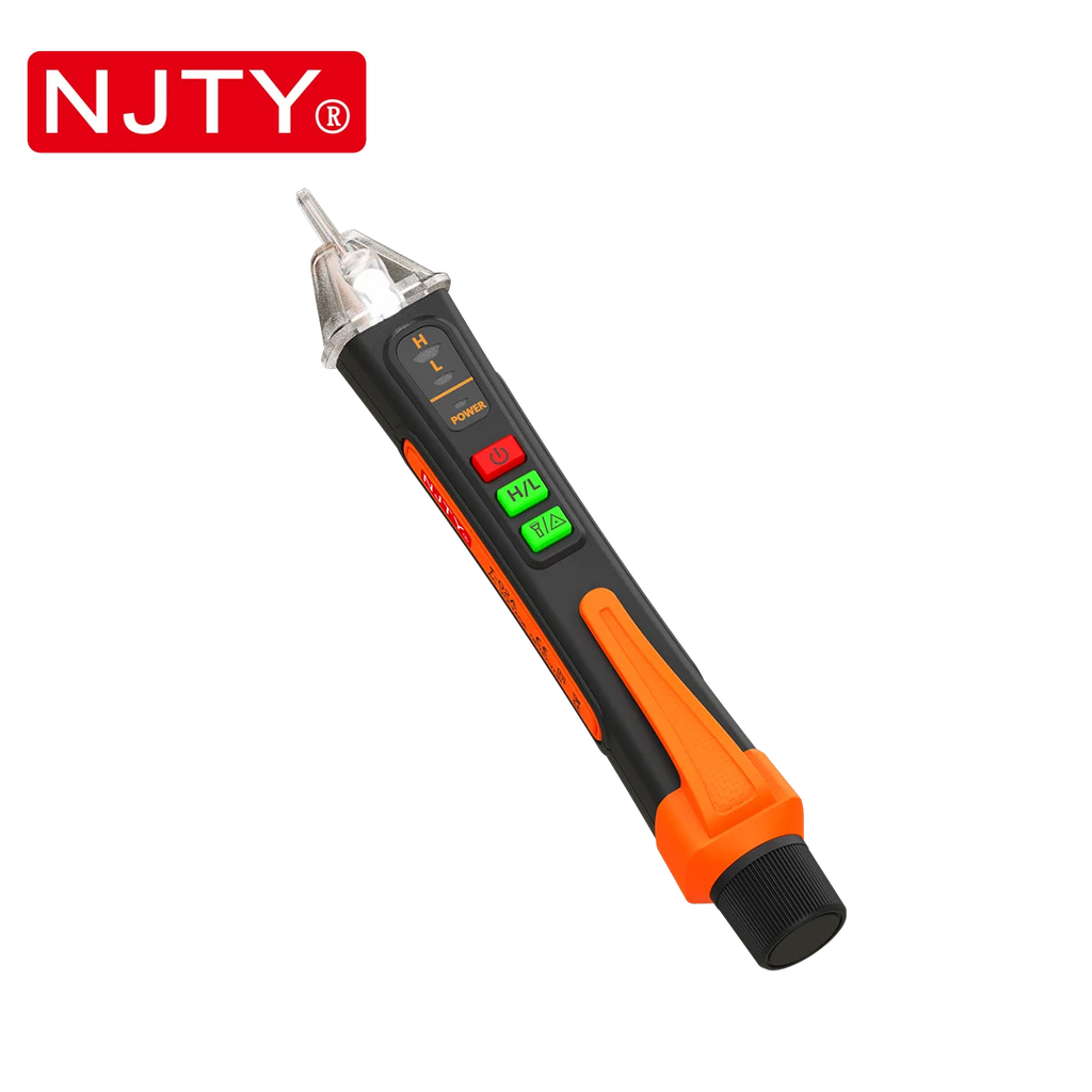 NJTY T02A Voltage Detector Electrical Pen AC Voltage Tester Smart Breakpoint Finder 12-1000V Non-Contact T02B Voice Broadcast Vue