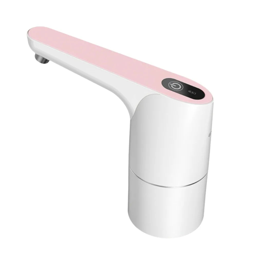 Low Noise Electric Water Bottle Pump USB Charging Long Battery Life Gallon Bucket Water Dispenser Wireless Quantitative Vue Pink