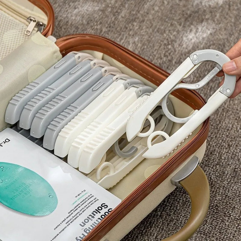 Space Saving Folding Drying Rack for Home and Travel with Anti Slip Hangers An Extendable Portable Laundry Rack Vue